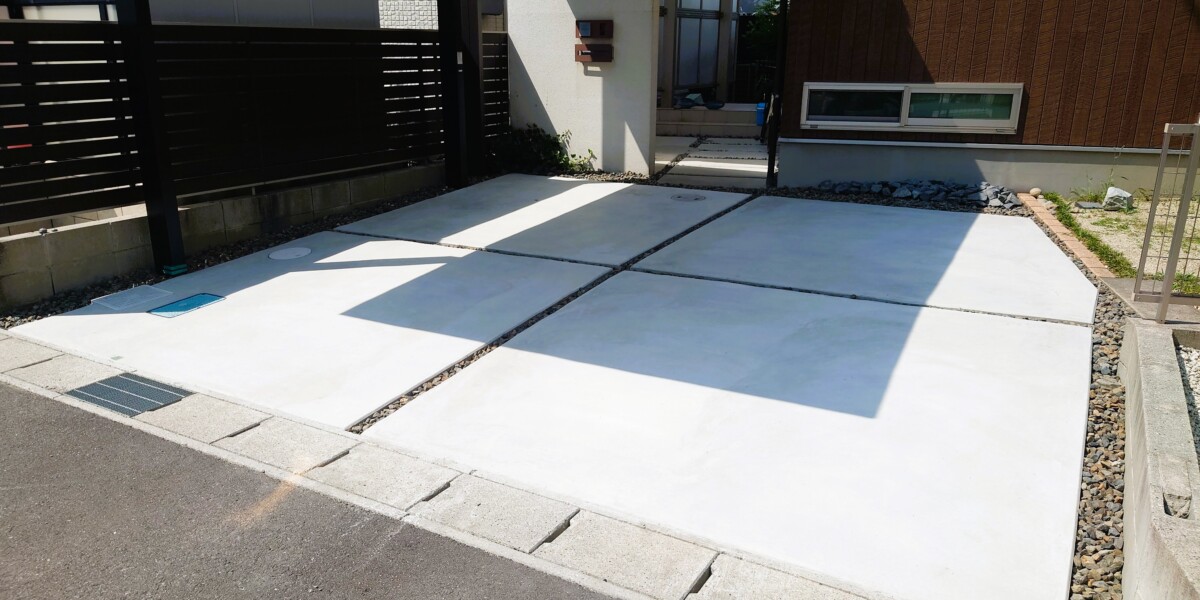 土間コンクリート舗装