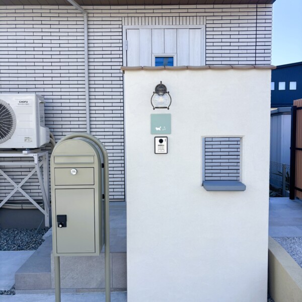 門壁と宅配ボックス