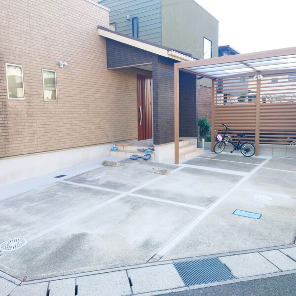 土間コンの目地埋め