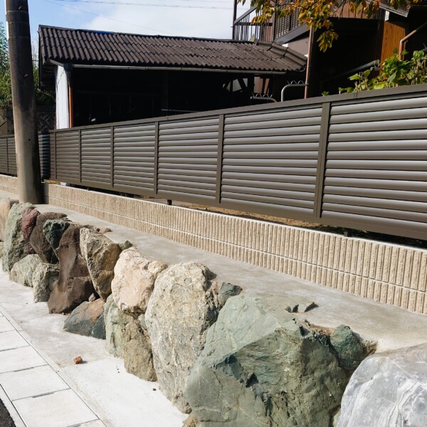 フェンス取付②